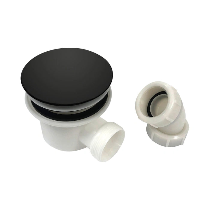 Shower Waste for Stone Resin Tray 90mm - Black