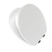 White toilet seat and lid for traditional floor-standing toilet