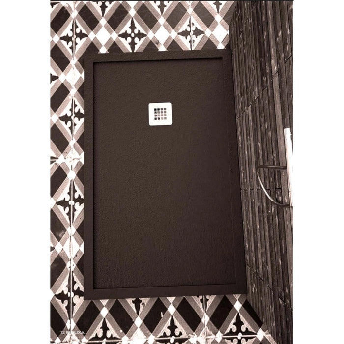 Slate Rectangular Shower Tray 1400 x 900mm - Black