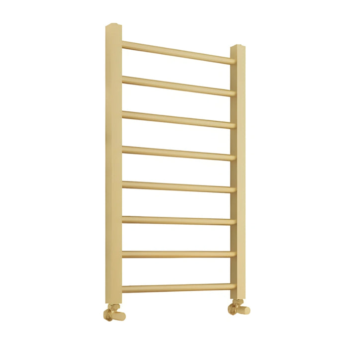 Ancona Heated Towel Rail - Brushed Brass