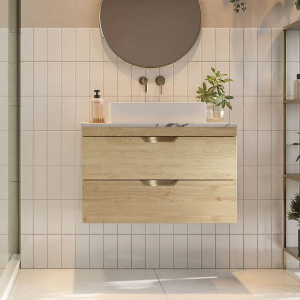 Vicenza Wall Hung 600mm Unit Oak