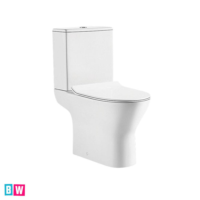 Open Back Rimless Toilet - Azzuro