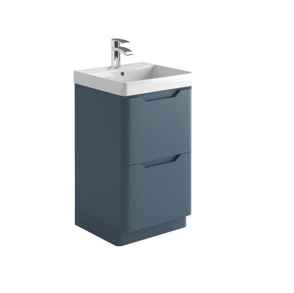 Biarritz 500mm Floor Standing Unit & Basin - Bathroom Warehouse