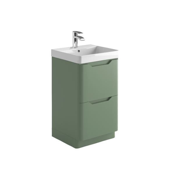 Biarritz 500mm Floor Standing Unit & Basin - Bathroom Warehouse