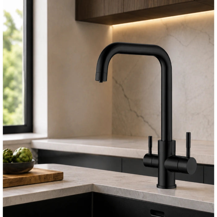 Triflow Black 3-in-1 Kitchen Tap