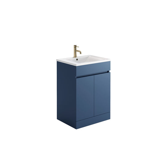 Catania 600mm Blue Bathroom Unit - Bathroom Warehouse