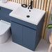 Catania Blue Unit & Basin 600mm - Bathroom Warehouse