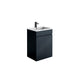 Catania Unit & Basin 600mm Anthracite - Bathroom Warehouse