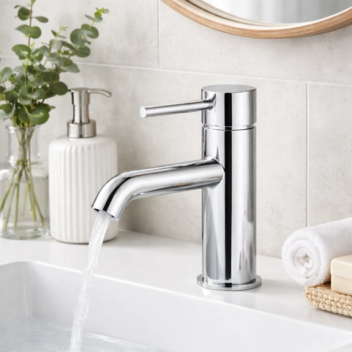Pisa Round Chrome Basin Tap
