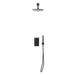 Concealed Black Shower Valve with Outlet- Bathroom Warehouse