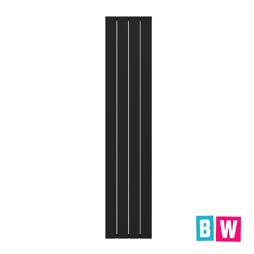 Cordoba Aluminium Anthracite Vertical Radiator 1800x375mm - Bathroom Warehouse