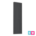 Cordoba Aluminium Anthracite Vertical Radiator 1800x565mm - Bathroom Warehouse