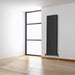 Cordoba Aluminium Vertical Radiator Matt Black 1800x565mm - Bathroom Warehouse