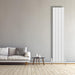 Cordoba Aluminium Vertical Radiator White Double 1800x375mm - Bathroom Warehouse