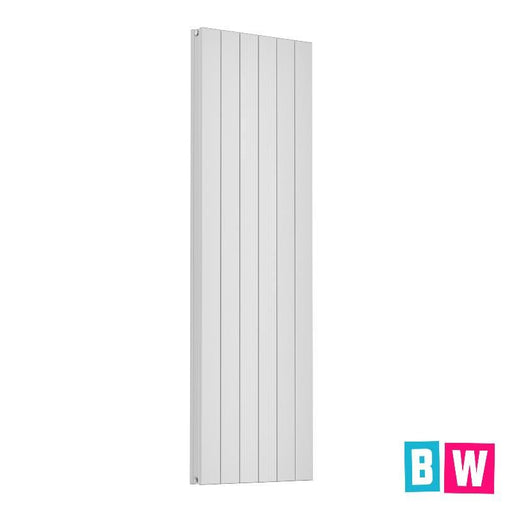 Cordoba Matt - White Aluminium Vertical Radiator 1800x565mm Double - Bathroom Warehouse