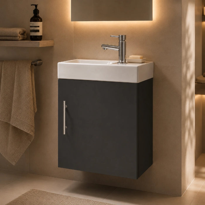 Flow 400mm Wall Hung Vanity Unit with Basin