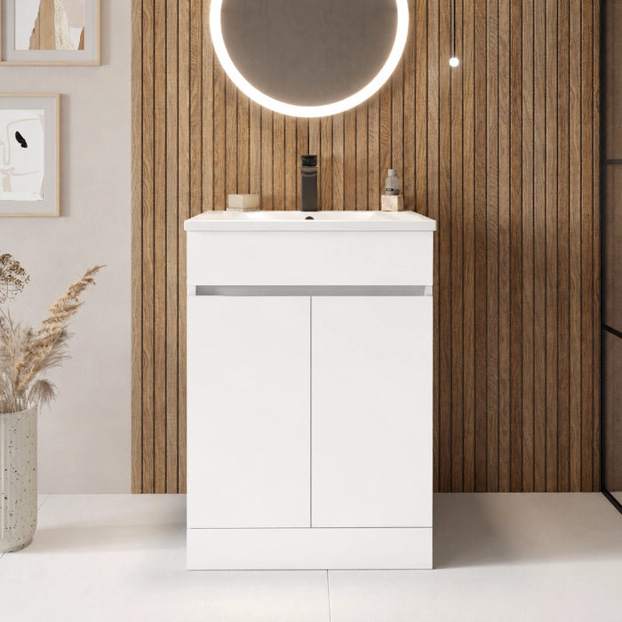 Catania 600mm Floor Standing Vanity Unit with Basin