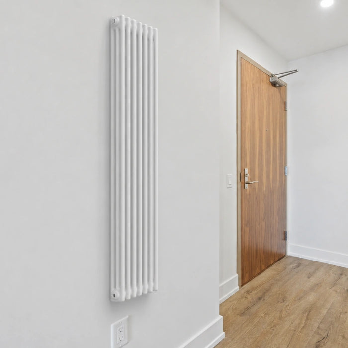3 Column Vertical Radiator White 1800x380mm