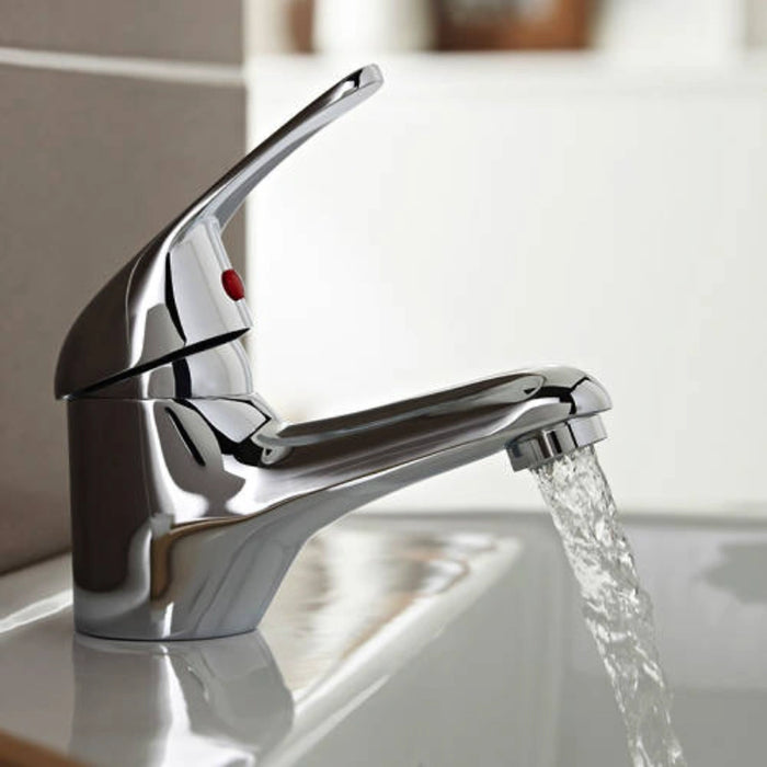 Flow Essential Lever Basin Tap - Chrome