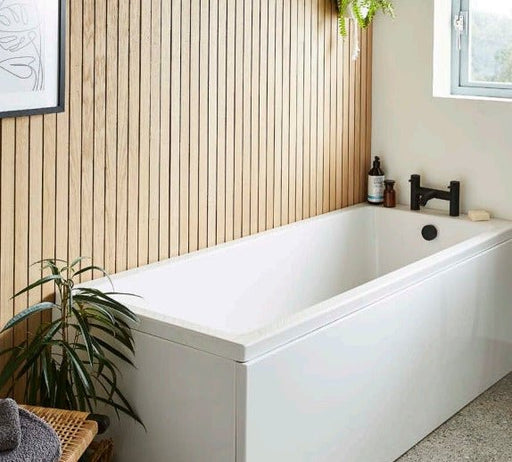 Flow Square Single Ended Bath - Bathroom Warehouse