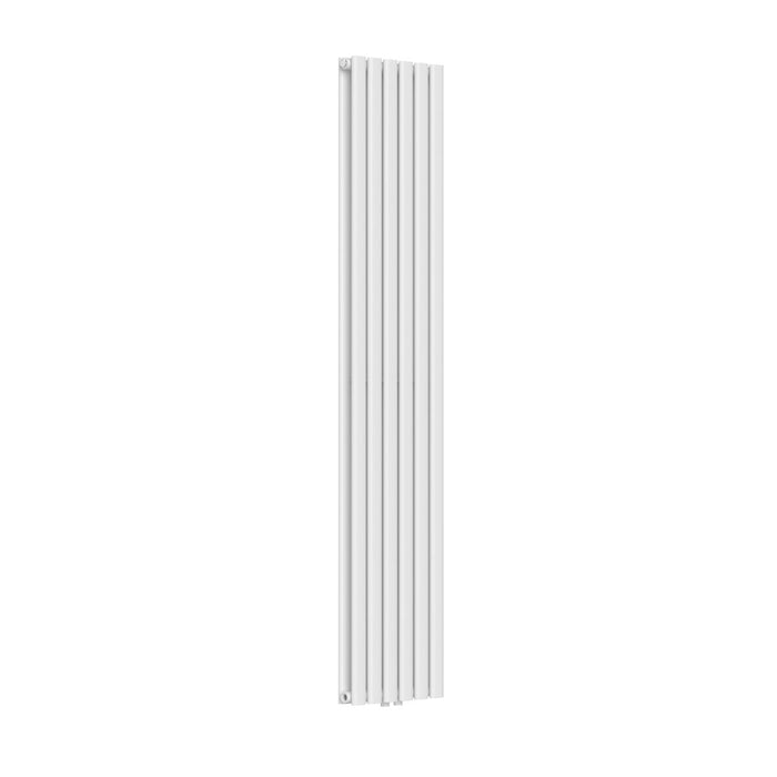 Granada White Vertical Round Panel Radiator  1800x360mm