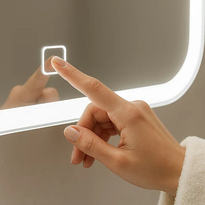 Ferrara 500 x 700mm LED Mirror with Touch Switch & Demister