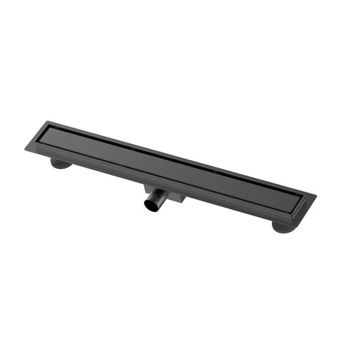 Tile Insert Linear Shower Drain 600mm - Black