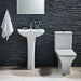 Portofino Square Open Back Toilet - Bathroom Warehouse