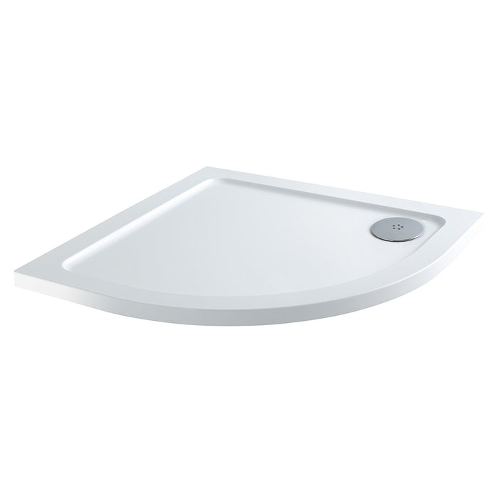 800mm Chrome Quadrant Shower Enclosure with Shower Tray