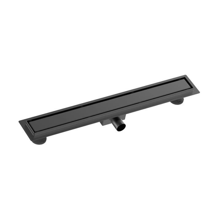 Tile Insert Linear Shower Drain 600mm - Black