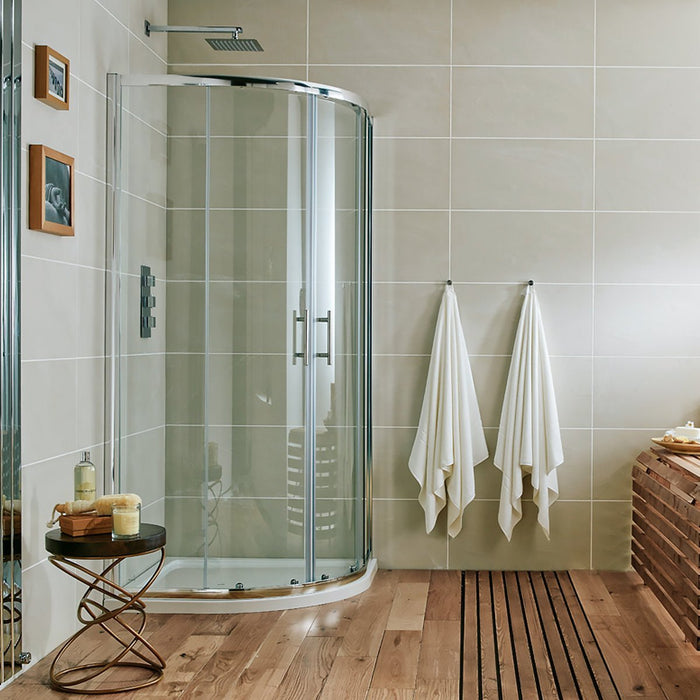 Roma 1200 x 800mm QUADRANT Shower Door - Bathroom Warehouse