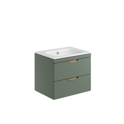 Vicenza 600mm 2 Drawer Unit & Basin - Bathroom Warehouse