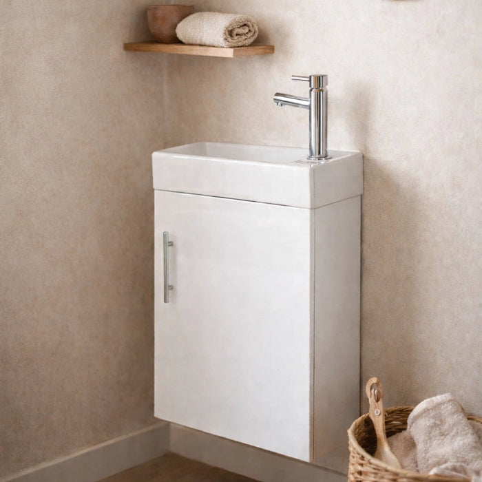 Flow 400mm Wall Hung Vanity Unit with Basin